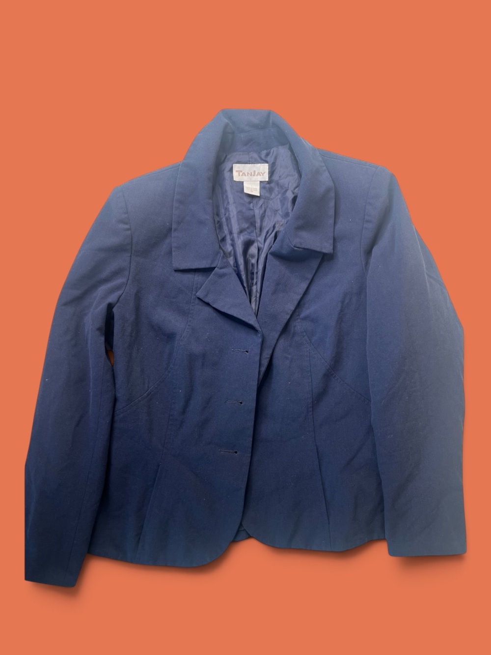 TanJay Women's Dark Navy Tailored Blazer
